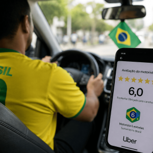 Brésil — Uber ajoute une 6e étoile pour célébrer la Coupe du Monde 2026
